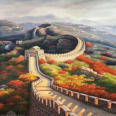 城堡风景画简笔画